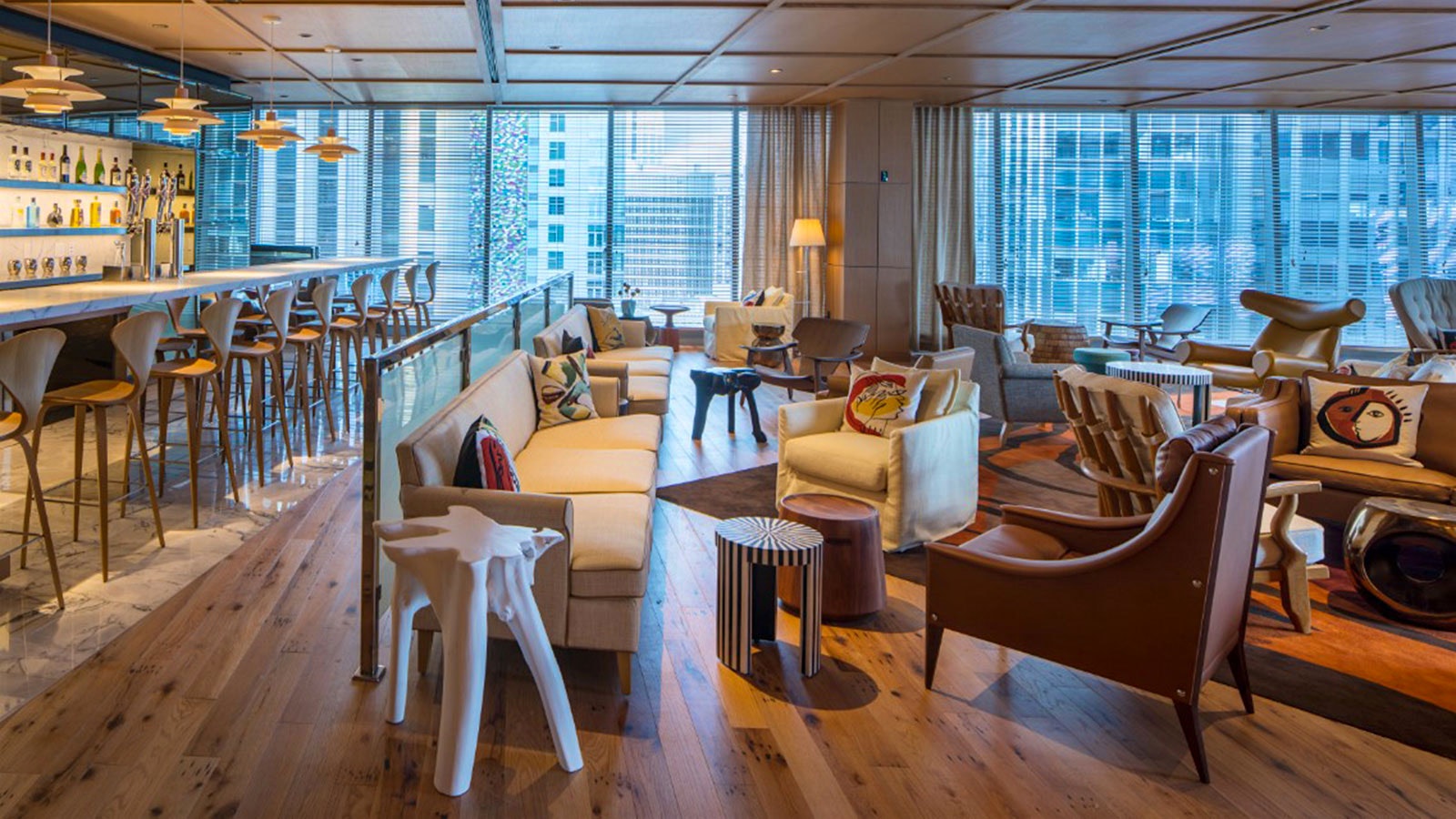 The interior of Charlottle Restaurant and Lounge